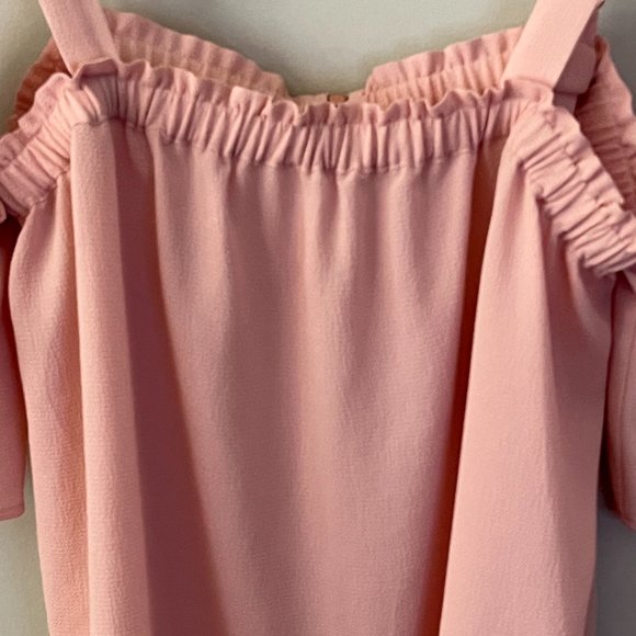 Candie's Separated Shoulder Soft Pink Top in Junior's Size XL NWT - Picture 4 of 11